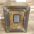 Industrial Cabinet - 1 Door - Distressed Wood and Metal