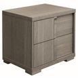 Tivoli Bedside Cabinet - LHF - Grey Wood