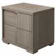 Tivoli Bedside Cabinet - RHF - Grey Wood