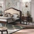 Verdi Italian Walnut 2 Drawer French Style Bedside Table thumbnail 2