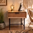 Fir Wood 1 Drawer Bedside Table thumbnail