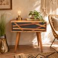 Sheesham Wood 1 Drawer Bedside Table thumbnail