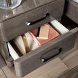 Maia Italian Bedside Cabinet - 2 Drawer - Maxi - Silver Birch