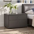 Tokio 2 Drawer Carcase Color Front Bedside Cabinet - Sizes Available thumbnail