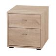 Tokio 2 Drawer Carcase Color Front Bedside Cabinet - Sizes Available thumbnail 4