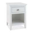 Hampstead White 1 Drawer Bedside Cabinet thumbnail 2