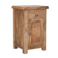 Odisha Natural Mango Wood 1 Door 1 Drawer Bedside Cabinet thumbnail 3