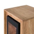 Core Natural Mango Wood 1 Door Bedside Cabinet thumbnail 4