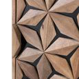 Marlee Natural Mango Wood 1 Door Geometric Bedside Cabinet thumbnail 5
