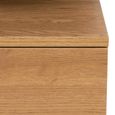 Ashlan Bedside Table - Floating - 1 Drawer - Oak