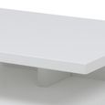 Ashlan Bedside Table - 1 Drawer - Wall Mounted - Floating - White Painted