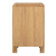 Bergen Bedside Cabinet - 3 Drawer - Oak