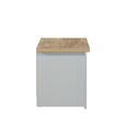Highgate Bedside Cabinet - 2 Drawer - Grey Painted