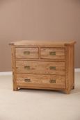 Kent Chest - 2+2 Drawer - Wide - Oak