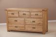 Kent Chest - 3+4 Drawer - Wide - Oak