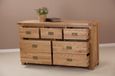 Kent Chest - 3+4 Drawer - Wide - Oak