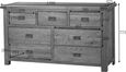 Kent Chest - 3+4 Drawer - Wide - Oak