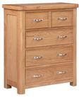 Clarion Chest - 2+3 Drawer - Oak
