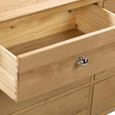 Clearance - Cotswold Chest of Drawers - 6 Drawer - Wide - Oak - FSS16997