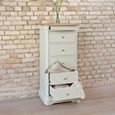 Clearance - Cromwell Tall Chest - 5 Drawer - Grey Painted - A415