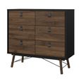 Ry Chest - 6 Drawer - Black