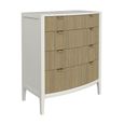 Aubrie Chest - 4 Drawer - Soft Natural Painted