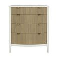 Aubrie Chest - 4 Drawer - Soft Natural Painted