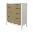Aubrie Chest - 4 Drawer - Soft Natural Painted