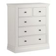 Clearance - Annecy Chest - 2+3 Drawer - Cotton Painted - A591