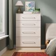 York Chest - 4 Drawer - Deep - Cashmere
