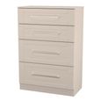 York Chest - 4 Drawer - Deep - Cashmere