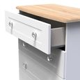 Sussex Chest - 4 Drawer - White and Oak