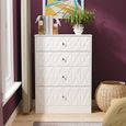 San Jose Chest - Deep - 4 Drawer - White