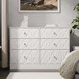 San Jose Chest - Midi - 6 Drawer - White