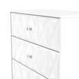 San Jose Chest - Deep - 3 Drawer - White