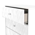 San Jose Chest - Deep - 4 Drawer - White