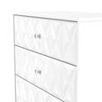 San Jose Chest - Deep - 4 Drawer - White
