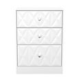 San Jose Chest - Deep Midi - 3 Drawer - White