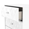 San Jose Chest - Deep Midi - 3 Drawer - White
