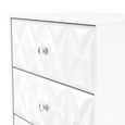 San Jose Chest - Deep Midi - 3 Drawer - White