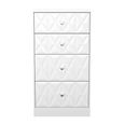 San Jose Chest - Deep Midi - 4 Drawer - White