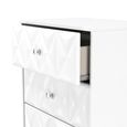 San Jose Chest - Deep Midi - 4 Drawer - White