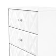 San Jose Chest - Deep Midi - 4 Drawer - White
