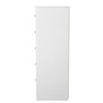 San Jose Chest - Narrow - 5 Drawer - White