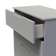 Milan Chest - Deep - 4 Drawer - Grey