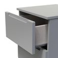 Milan Chest - Narrow - 5 Drawer - Grey