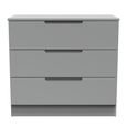 Milan Chest - Small - 3 Drawer - Grey