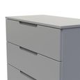 Milan Chest - Small - 3 Drawer - Grey