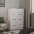 Avon Chest - 4 Drawer - Deep - White