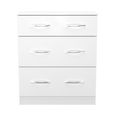 Avon Chest - 3 Drawer - Deep - White